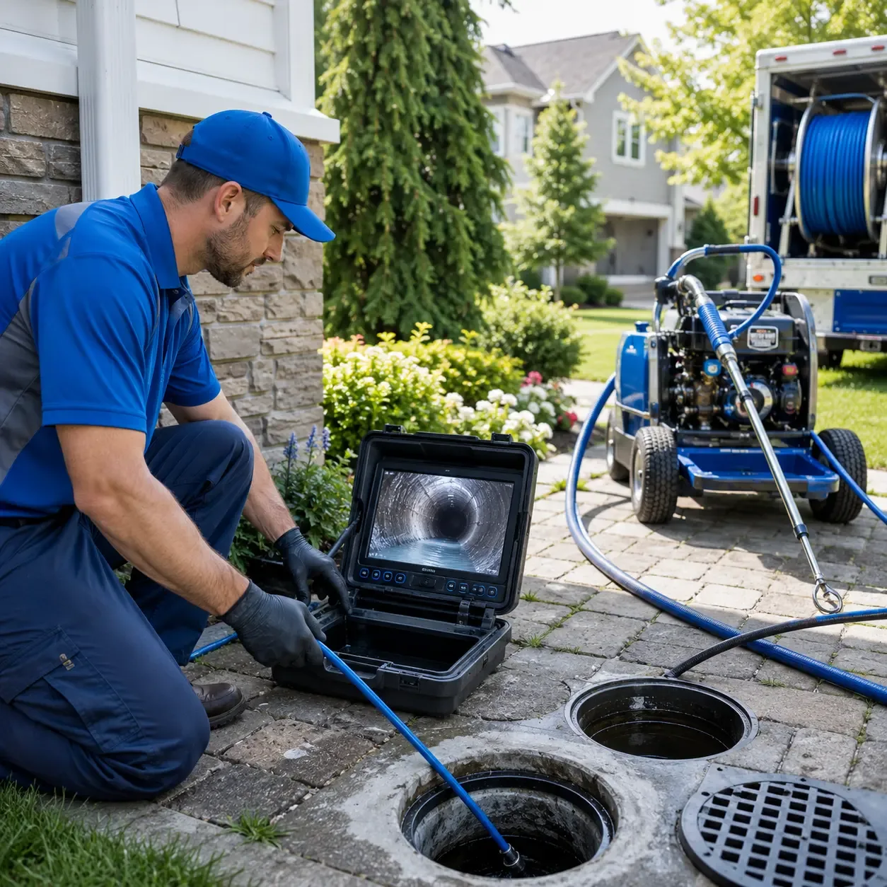 Outdoor drain cleaning professionals serving Webster, NC